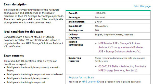 HPE0-J80_exam